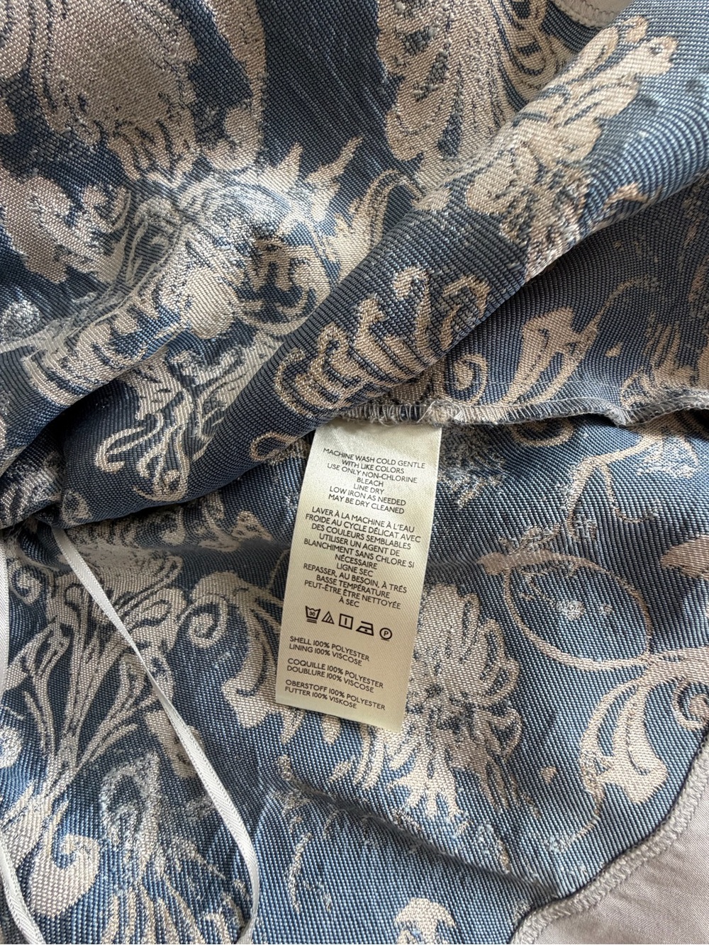 NWT Free People Blue Elegant Blouse - Picture 9 of 10